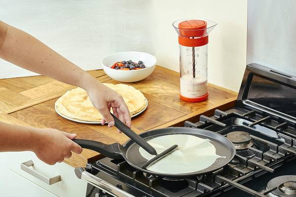 Crêpepfanne F63389 Schwarz - Metall - 29 x 9 x 47 cm