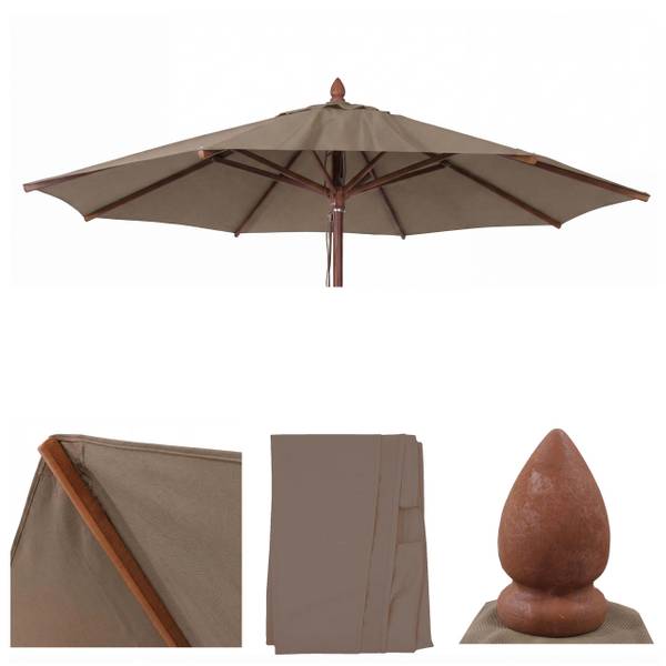 Schirmbezug C57b Taupe