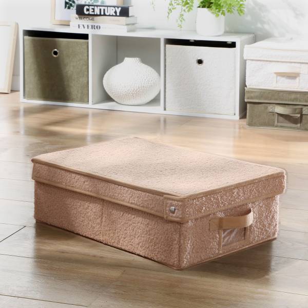 Aufbewahrungsbox 22187 Beige - Polyester - 48 x 15 x 32 cm