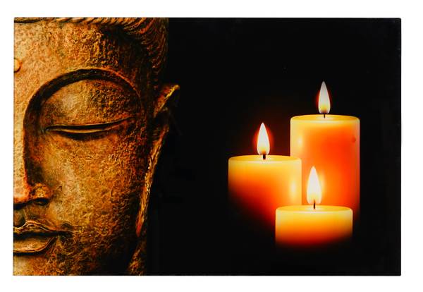 Glasbild T117 Buddha Sicherheitsglas - 60 x 40 x 4 cm