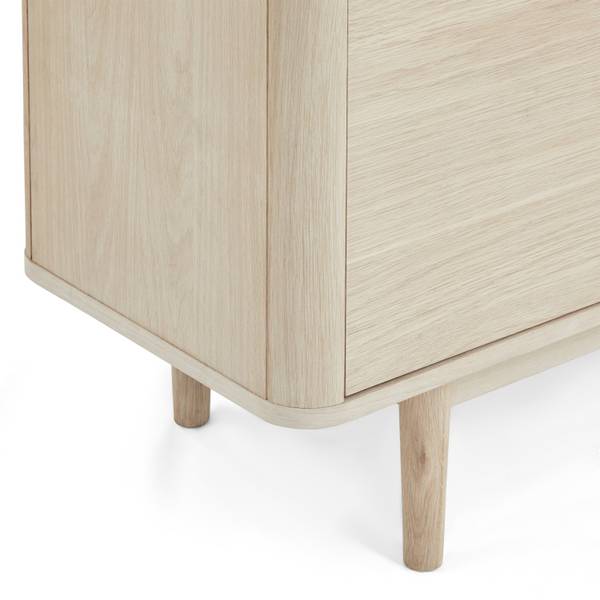 Sideboard Nyborg Braun - Eiche - 180 x 75 x 45 cm
