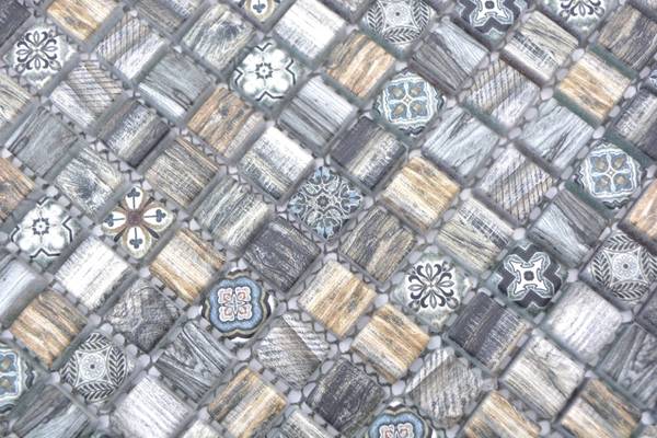 Mosaikfliesen 78-W99 Glas - 30 x 30 x 30 cm