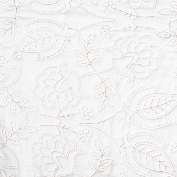 Tagesdecke CLUDO Weiß - Textil - 200 x 1 x 220 cm