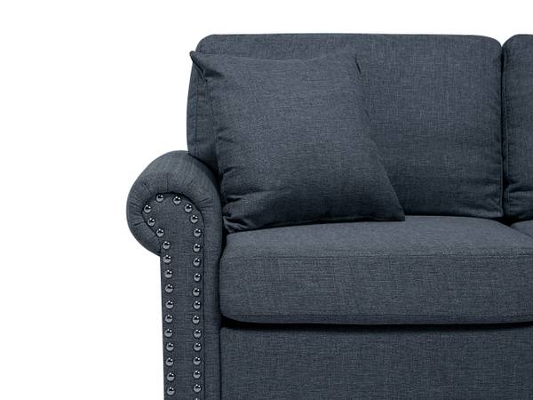 Sofa OTRA 3-tlg Dunkelgrau