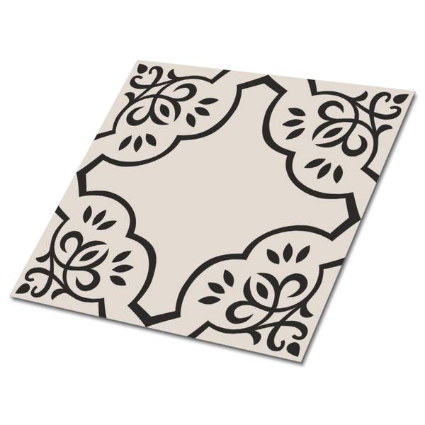 Selbstklebende Fliesen (9 St.) Geometric Grau - Polyester PVC - 30 x 30 x 0 cm
