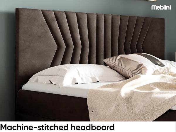 Boxspringbett BOTTI H3 Braun