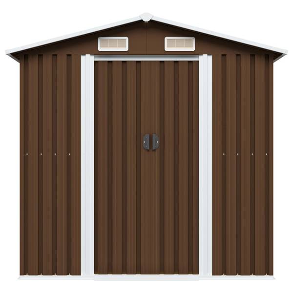 Gartenlaube 3000019 Braun - Stahl - 132 x 186 x 204 cm