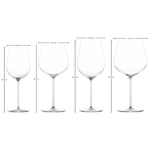 Weingläserset Vuelo 8-teilig Kristallglas - 2 x 2 x 2 cm