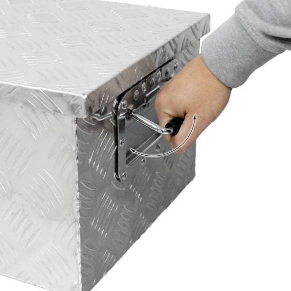 Werkzeugkasten ALBOX-T Silber - Samt - 24 x 32 x 73 cm
