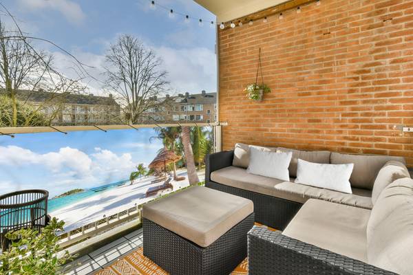 BALKON-SICHTSCHUTZ Tropenstrand Höhe: 110 cm