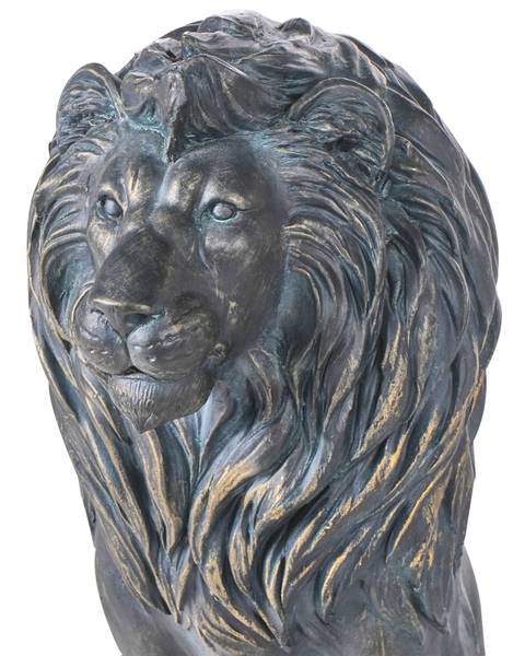 Gartenfigur DAKAR Braun - Metall - 40 x 94 x 45 cm
