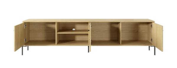 Meuble TV SCANDI RTV203 3D Beige - ABS - Mélamine - 207 x 54 x 40 cm