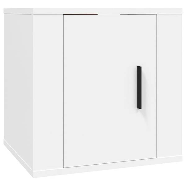 TV-Schrank 6er Set D427 Weiß - Holz teilmassiv - 35 x 40 x 80 cm