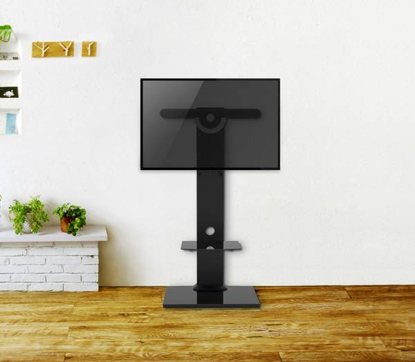 TV-Stand LUMM602 Schwarz - Holzverbundwerkstoff - 60 x 124 x 40 cm