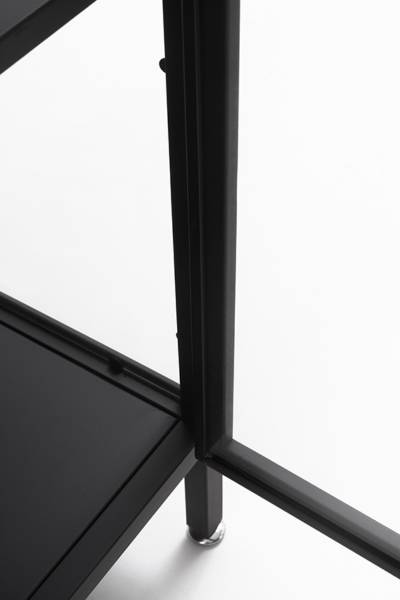 Sideboard  11309 Schwarz - Metall - 120 x 85 x 40 cm