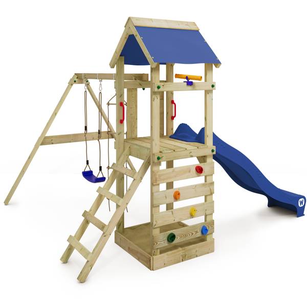 Spielturm FreeFlyer Blau