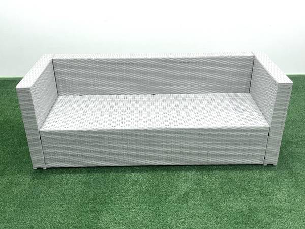 Gartenmöbel Set Mit Tisch O(4-6er-Set) Grau - Webstoff - Kunstharz - 177 x 66 x 65 cm