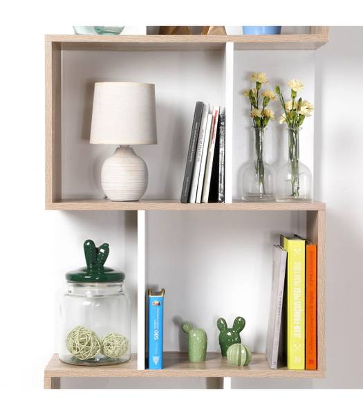 Bücherregal 12369 Braun - Holzwerkstoff - 24 x 180 x 60 cm