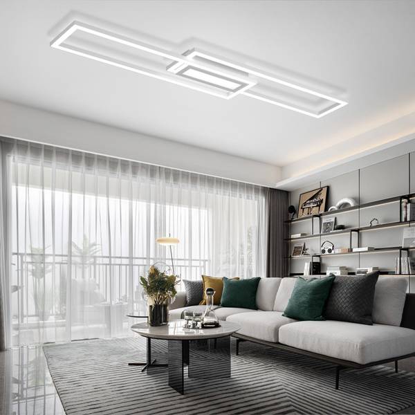 LED Deckenleuchte Garcia Weiß