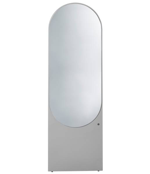 Color Mirror Standspiegel Grau - Holzwerkstoff - 181 x 170 x 3 cm