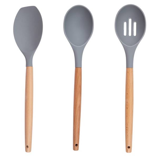 Küchenutensilien-Set MEALKO280005 Grau - Kunststoff - 13 x 32 x 13 cm