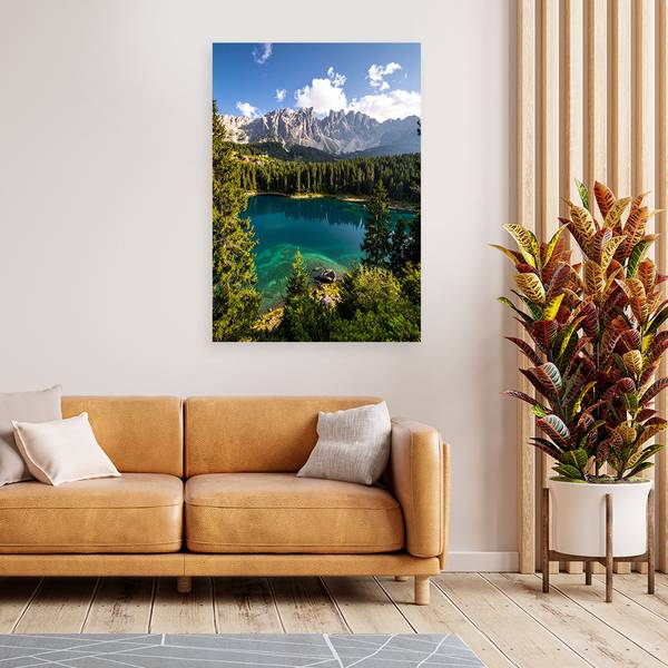 Wandbild See 80 x 120 cm