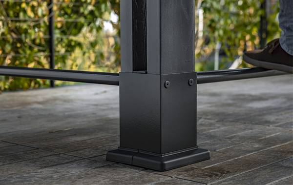 Grill-Pavillon Signature Braun - Metall - Kunststoff - 200 x 238 x 247 cm