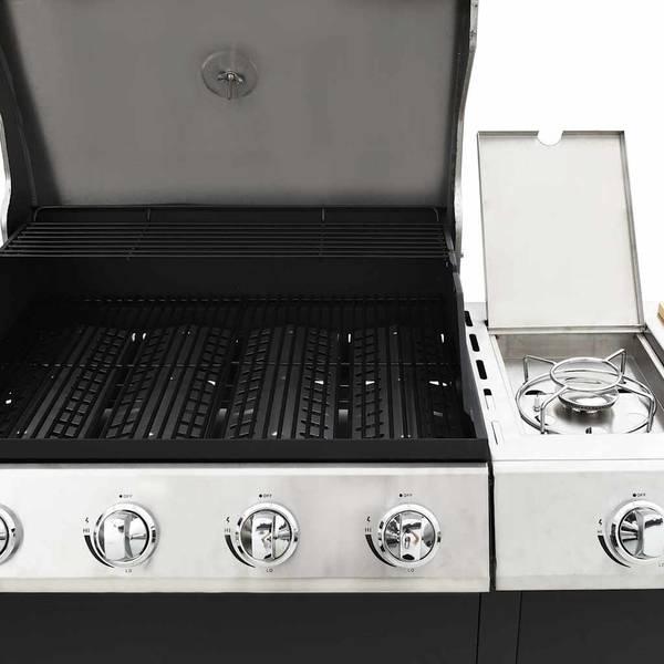 Gasgrill 40427 Schwarz - Edelstahl - 182 x 112 x 248 cm