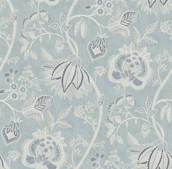 Tapete 641008 Blau - Papier - 53 x 1000 x 53 cm