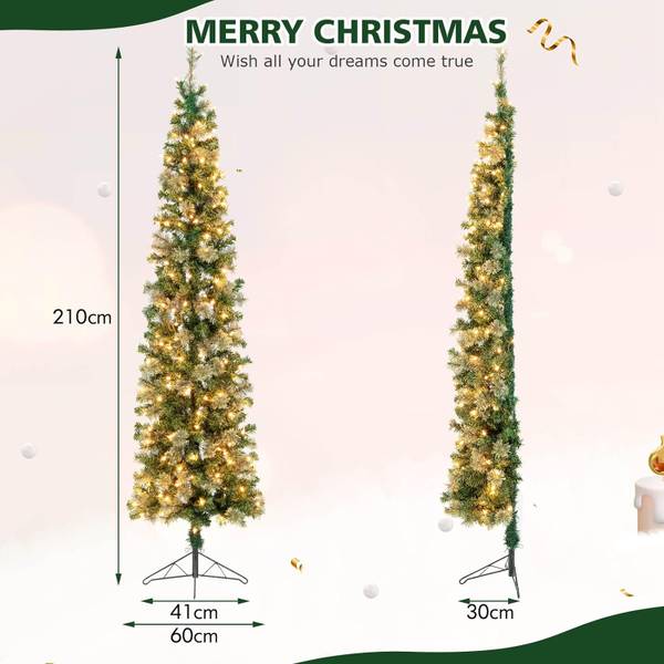 Weihnachtsbaum CM24072DE Grün - Kunststoff - 60 x 210 x 60 cm