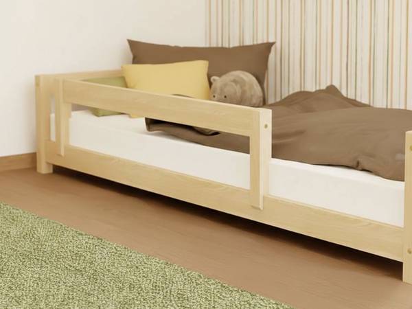 Kinder Einzelbett LUCKY 5 Beige - 128 x 188 cm