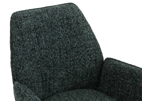 Esszimmerstuhl G67 Schwarz - Dunkelgrün
