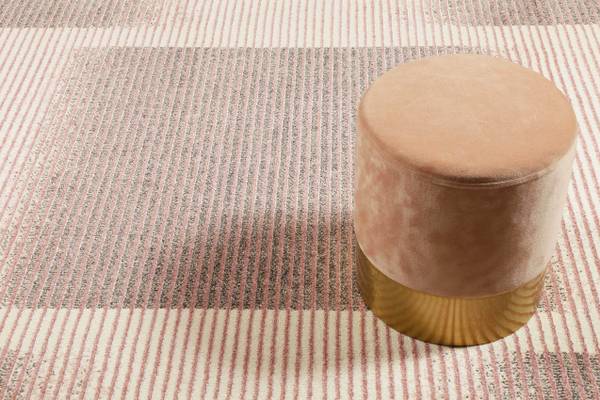 Kurzflorteppich Velvet Flow Pink - Polypropylen - 133 x 2 x 200 cm