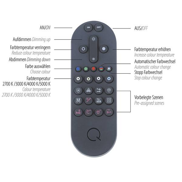 Stehleuchte Q-SWING Silber