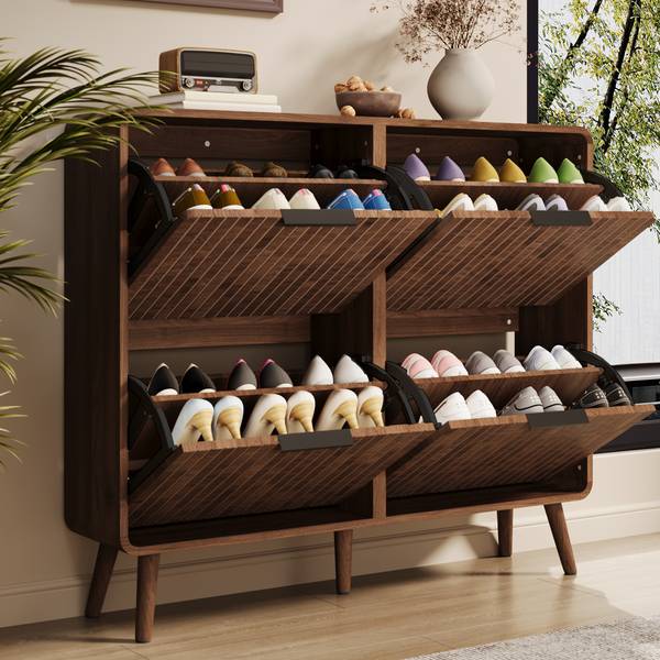 Schuhschrank  Astraios Ⅱ Walnuss Dekor
