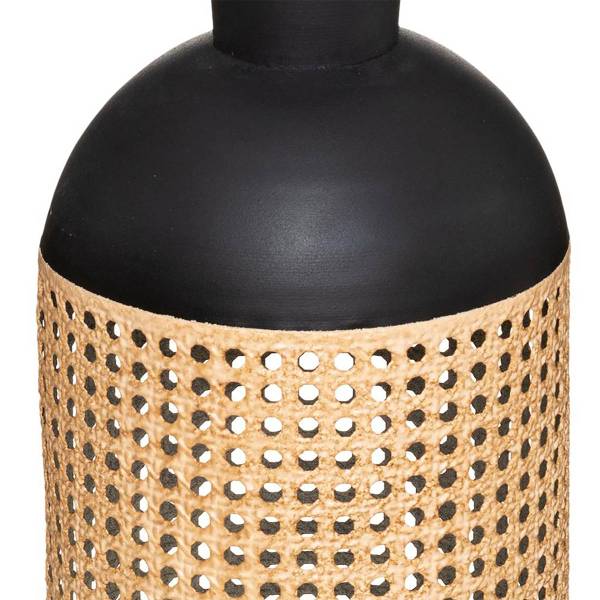 Vase ARBELA Schwarz - Metall - 18 x 60 x 18 cm