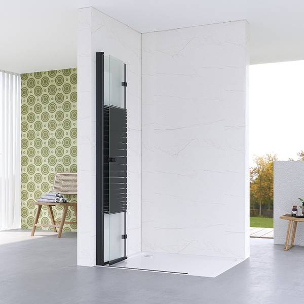 Falttür Duschwand Walk-In NIMES Breite: 85 cm