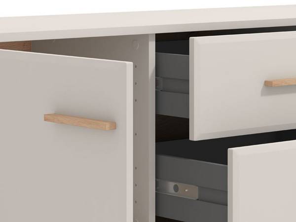 TV-Möbel Terento Beige - Holzwerkstoff - 40 x 53 x 154 cm