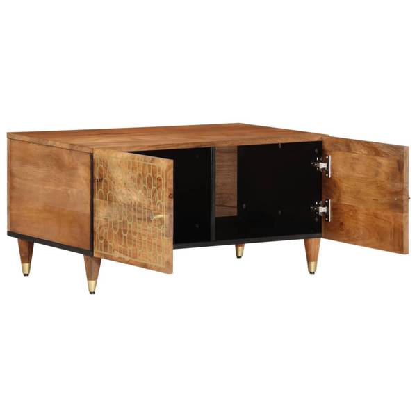 Couchtisch XT9039 Braun - Holzwerkstoff - 50 x 40 x 80 cm