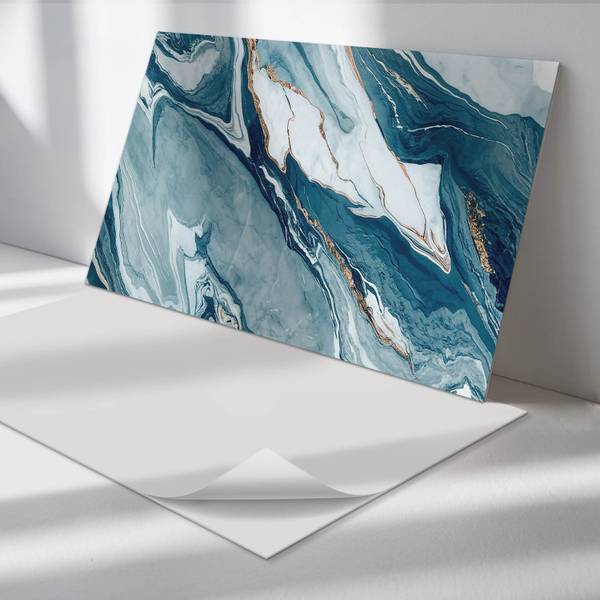 Klebepaneele Welle Abstrakt Fluss 100 x 50 cm