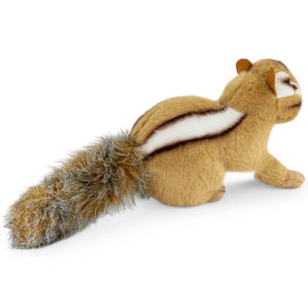 Kuscheltier Streifenhörnchen Braun - Kunstfell - 10 x 12 x 17 cm