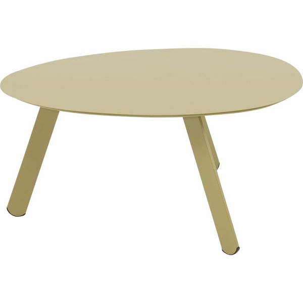 Beistelltisch TIKI Beige - Metall - 60 x 6 x 74 cm