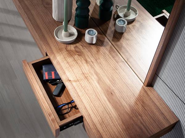 Wandspiegel 3235 Braun - Holzwerkstoff - 120 x 180 x 35 cm
