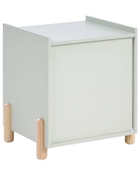 Nachttisch QUILPIE Braun - Grün - Holzwerkstoff - 40 x 45 x 36 cm