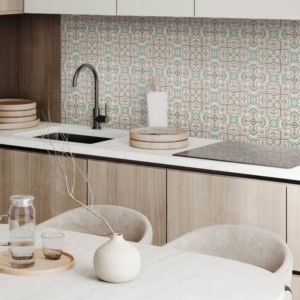 Vinylfliese GeomMotive 20er-Set 20 x 20 cm