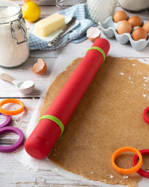 Wallholz F11870 Rot - Silikon - 5 x 5 x 41 cm