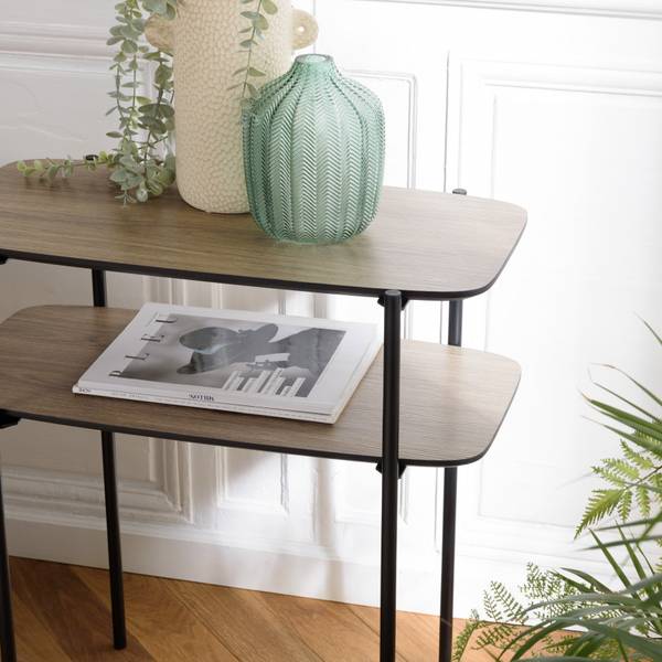 Konsole JULIA Braun - Holzwerkstoff - 32 x 65 x 60 cm