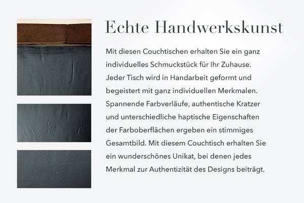 Couchtisch JAKARTA Braun - Grau - Mango - 70 x 33 x 70 cm