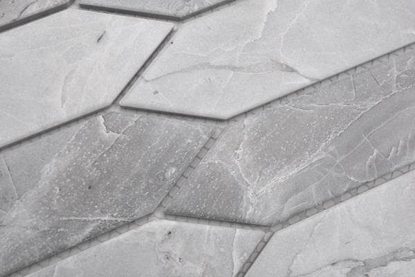 Mosaikfliesen 13-L0206 Grau - Keramik - 26 x 26 x 26 cm