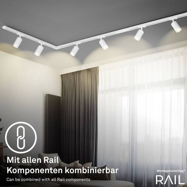 Deckenleuchte Schienensystem 8010066 Weiß